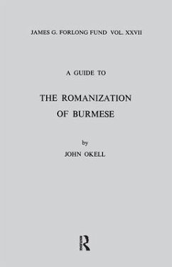 Cover A Guide to the Romanization of Burmese