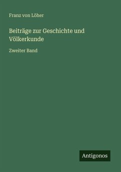 Cover Beiträge zur Geschichte und Völkerkunde