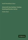 Zeitschrift des Berliner Vereins homöopathischer Aertze Zeitschrift des Berliner Vereins homöopathischer Aertze