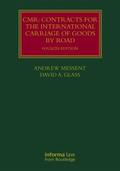 Cover CMR: Contracts for the International Carriage of Goods by Road