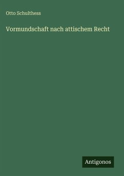 Cover Vormundschaft nach attischem Recht