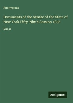 Documents of the Senate of the State of New York Fifty-Ninth Session 1836 - Anonymous