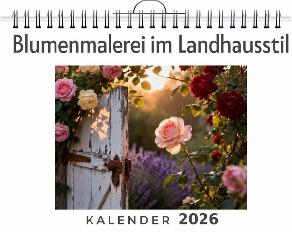 Blumenmalerei im Landhausstil