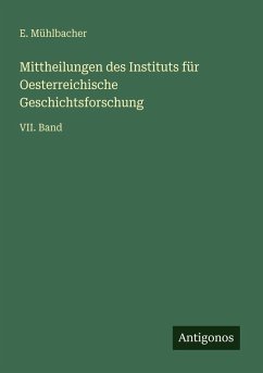Cover Mittheilungen des Instituts für Oesterreichische Geschichtsforschung