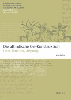 Die altindische Cvi-Konstruktion (eBook, PDF) - Balles, Irene
