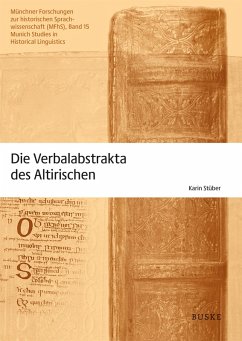 Cover Die Verbalabstrakta des Altirischen (eBook, PDF)