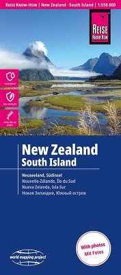 Cover Reise Know-How Landkarte Neuseeland, Südinsel   New Zealand South Island (1:550.000)