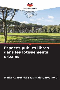 Cover Espaces publics libres dans les lotissements urbains