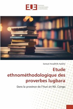 Cover Etude ethnométhodologique des proverbes lugbara