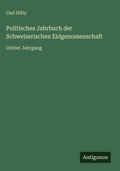 Cover Politisches Jahrbuch der Schweizerischen Eidgenossenschaft