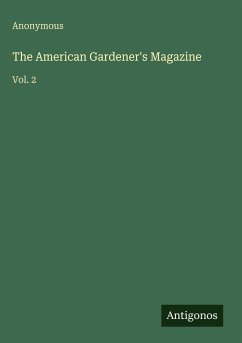 Cover The American Gardener's Magazine