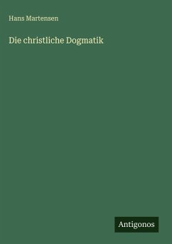 Cover Die christliche Dogmatik