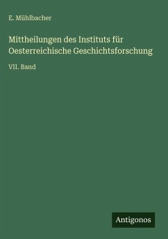 Cover Mittheilungen des Instituts für Oesterreichische Geschichtsforschung