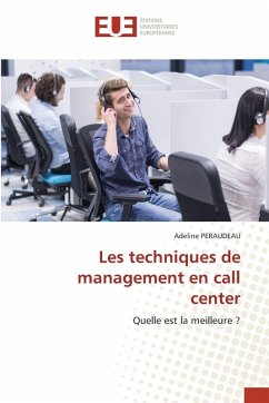 Cover Les techniques de management en call center