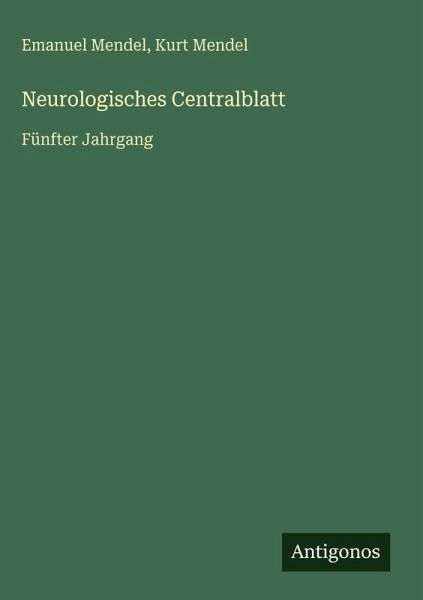 Neurologisches Centralblatt Neurologisches Centralblatt