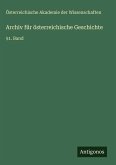 Archiv für österreichische Geschichte