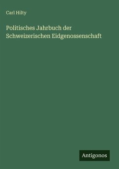 Cover Politisches Jahrbuch der Schweizerischen Eidgenossenschaft