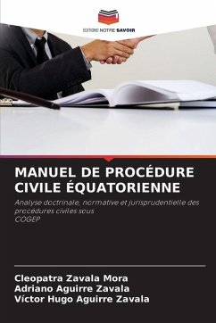 Cover MANUEL DE PROCÉDURE CIVILE ÉQUATORIENNE