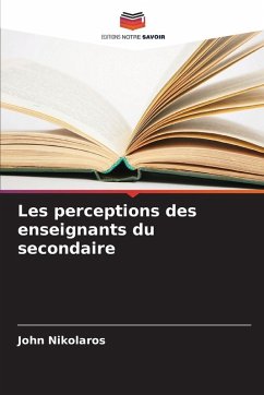 Cover Les perceptions des enseignants du secondaire