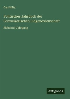 Cover Politisches Jahrbuch der Schweizerischen Eidgenossenschaft