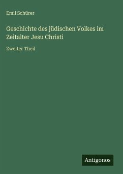 Cover Geschichte des jüdischen Volkes im Zeitalter Jesu Christi