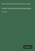 Archiv für österreichische Geschichte