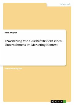 Cover Erweiterung von Geschäftsfeldern eines Unternehmens im Marketing-Kontext