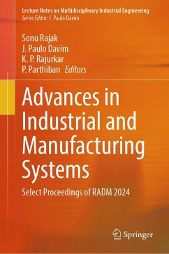 Cover Advances in Industrial and Manufacturing Systems (eBook, PDF)