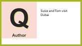 Susie and Tom visit Dubai (eBook, ePUB) Susie and Tom visit Dubai (eBook, ePUB)