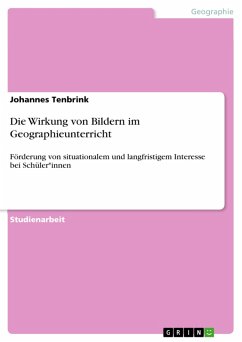 Die Wirkung von Bildern im Geographieunterricht (eBook, PDF) - Tenbrink, Johannes