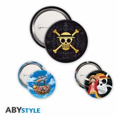 Cover ONE PIECE - Badge Pack - Skull & Luffy