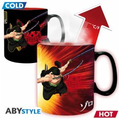 Cover ONE PIECE - Mug Heat Change - 460ml - Zoro & Sanji - cardboard