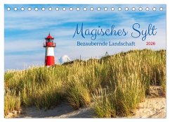 Cover Magisches Sylt. Bezaubernde Landschaft (Tischkalender 2026 DIN A5 quer), CALVENDO Monatskalender