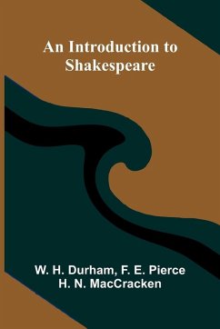 Cover An Introduction To Shakespeare