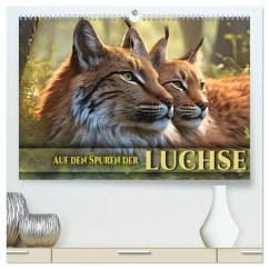 Auf den Spuren der Luchse (hochwertiger Premium Wandkalender 2026 DIN A2 quer), Kunstdruck in Hochglanz