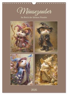 Cover Mäusezauber. Im Reich der kleinen Wunder (Wandkalender 2026 DIN A3 hoch), CALVENDO Monatskalender
