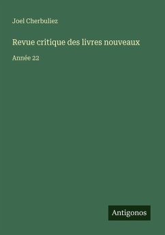 Cover Revue critique des livres nouveaux