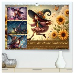 Luna, die kleine Zauberhexe (hochwertiger Premium Wandkalender 2026 DIN A2 quer), Kunstdruck in Hochglanz Luna, die kleine Zauberhexe (hochwertiger Premium Wandkalender 2026 DIN A2 quer), Kunstdruck in Hochglanz