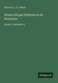 Revue critique d'histoire et de littérature