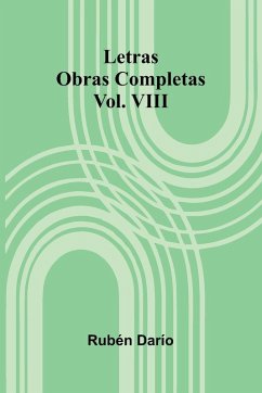 Cover Letras; Obras Completas Vol. Viii