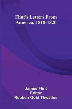 Cover Flint'S Letters From America, 1818-1820