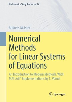 Numerical Methods for Linear Systems of Equations - Meister, Andreas Numerical Methods for Linear Systems of Equations - Meister, Andreas