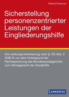 Cover Sicherstellung personenzentrierter Leistungen der Eingliederungshilfe