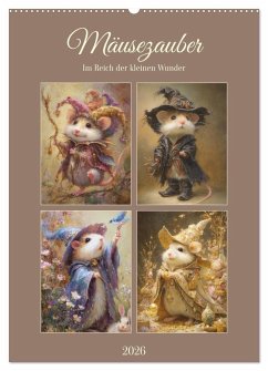 Cover Mäusezauber. Im Reich der kleinen Wunder (Wandkalender 2026 DIN A2 hoch), CALVENDO Monatskalender
