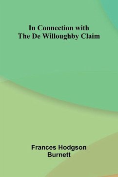 Cover In Connection With The De Willoughby Claim