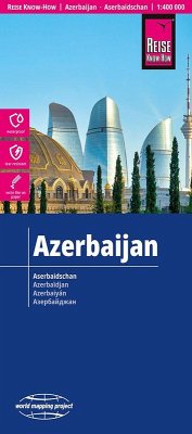 Cover Reise Know-How Landkarte Aserbaidschan   Azerbaijan (1:400.000)