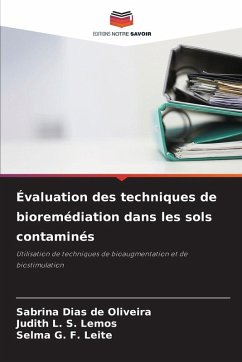 Cover Évaluation des techniques de bioremédiation dans les sols contaminés