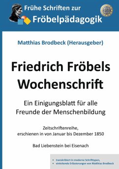 Cover Friedrich Fröbels Wochenschrift
