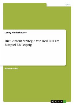 Cover Die Content Strategie von Red Bull am Beispiel RB Leipzig
