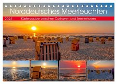 Cover Norddeutsches Meerleuchten (Tischkalender 2026 DIN A5 quer), CALVENDO Monatskalender